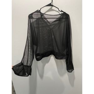 Mesh crop top